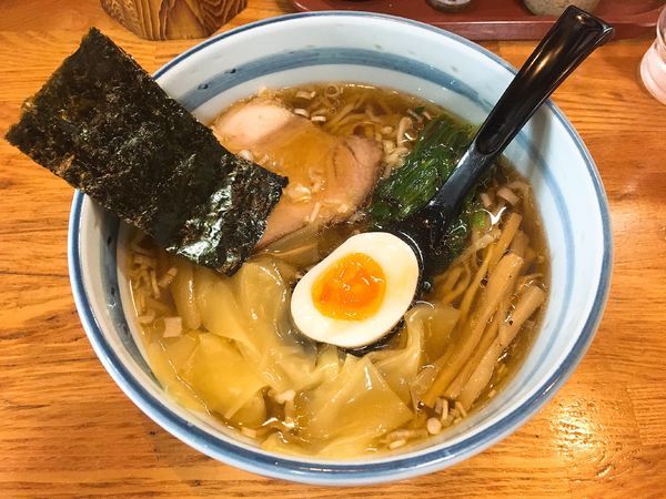 「ワンタン麺」@奥州白河ラーメン ○政の写真