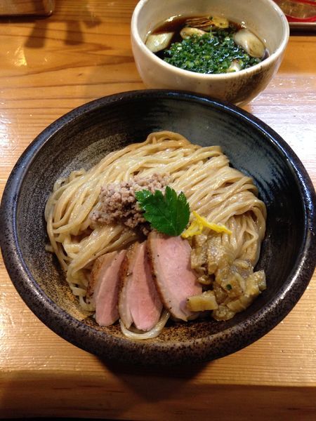「京鴨つけそば」@はりけんラーメン 南店の写真