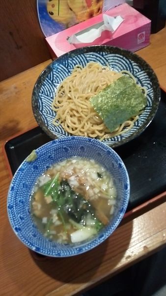 「魚介塩つけ麺８５０円」@汁麺屋 胡座の写真