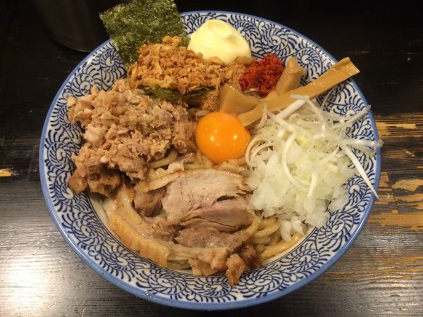 「まぜそば 大盛り」@狼煙 〜NOROSHI〜の写真