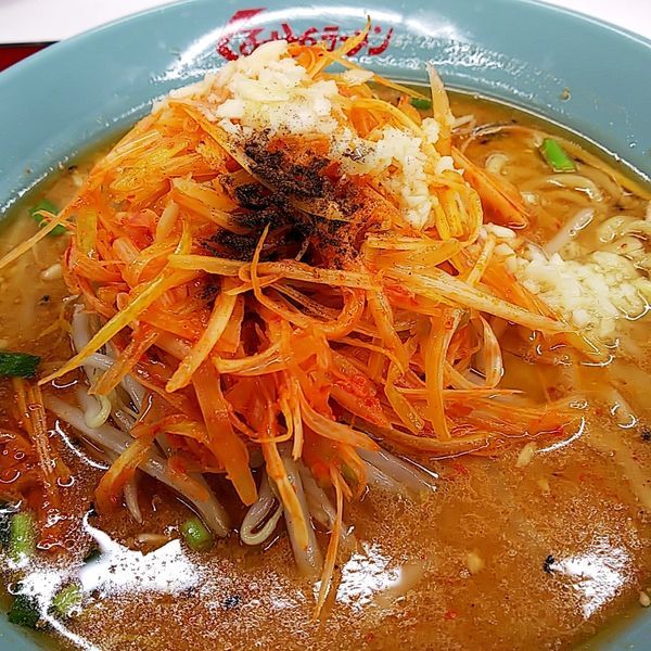 「ネギ味噌ラーメン（ニンニク多め）」@くるまやラーメン 東村山店の写真