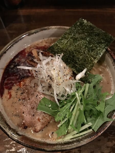 「坦々そば、大盛り」@日本橋 製麺庵 なな蓮の写真