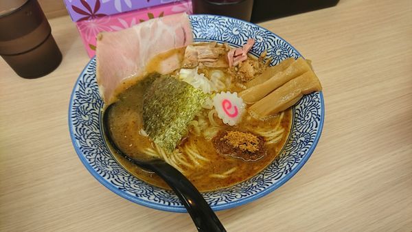 「濃厚狼煙ラーメン(細麺)」@狼煙 大宮店の写真