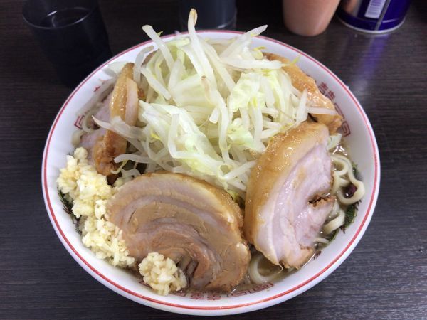 「小豚ラーメン(ニンニク)850円」@ラーメン二郎 川越店の写真