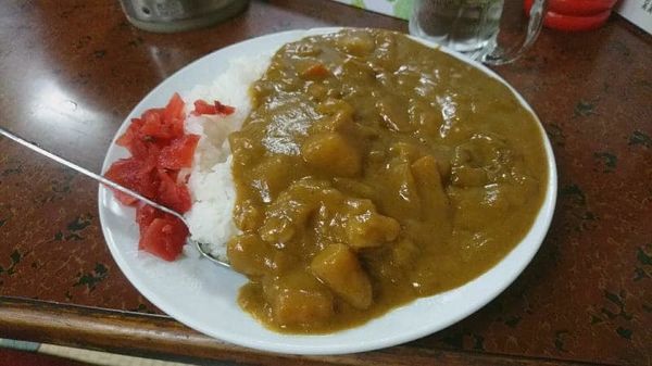 「カレーライス大500円」@うな達の写真