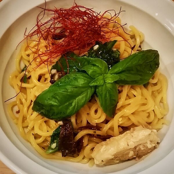 「名物！ムサコ式パスタ　８９０円」@ラーメン カワタカの写真