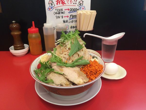 「冷やし中華大」@鷹の目 獨協大学前本店の写真