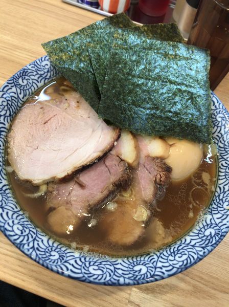 「特製中華そば 1070円」@中華そば専門 とんちぼの写真