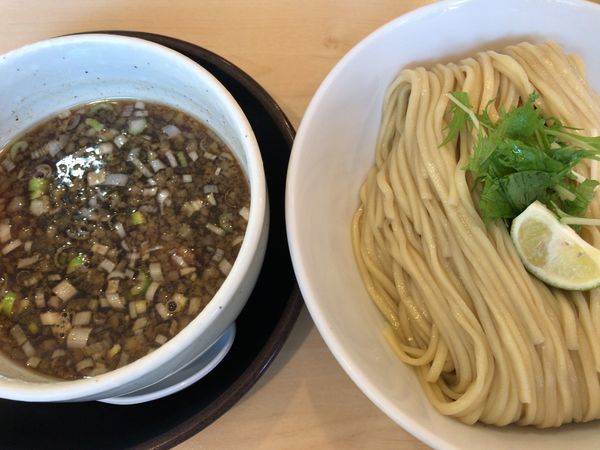 「鶏もつつけ麺(中)」@清麺屋の写真