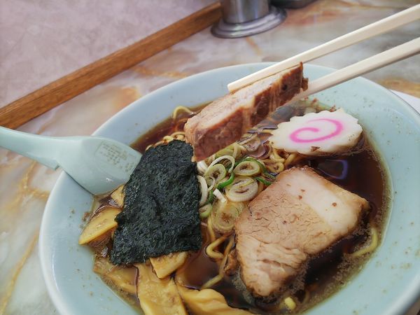 「ラーメン570円」@みどりや食堂の写真
