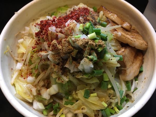 「ジローラモ ちょい悪まぜそば 920円」@らーめん まぜそば てっぺん 春日井店の写真