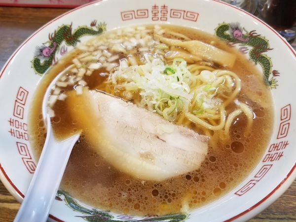 「朝専用中華そば　太麺　豚バラチャーシュー」@らあめん 寸八 総本店の写真