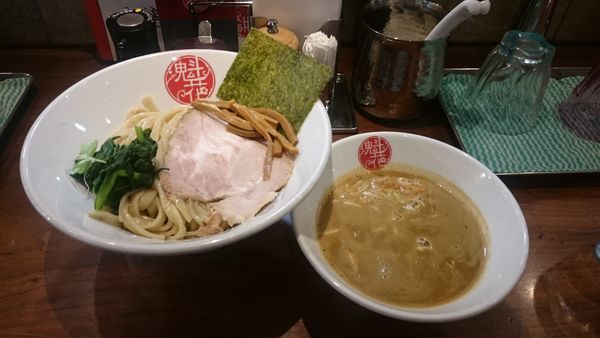 「つけ麺(中盛サービス)」@天然魳煮干だしらーめん創房 魁花の写真