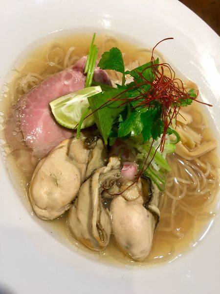 「【限定】牡蠣そば ￥880」@寿製麺よしかわ 川越店の写真