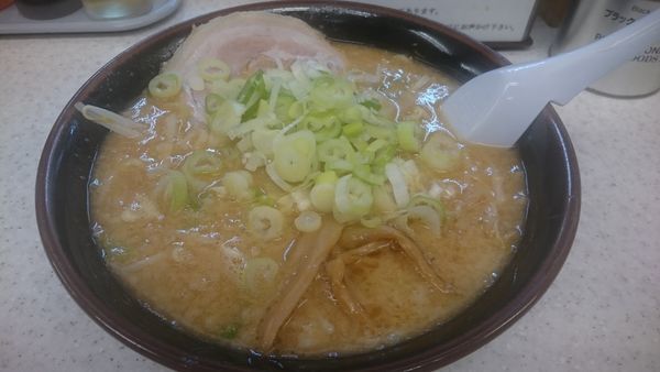 「みそらーめん（750円？）」@こってりらーめん なりたけ 津田沼店の写真