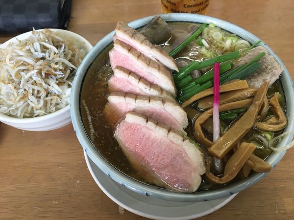 「9月30日、10月1日限定　鴨葱蕎麦＋しらす丼」@MENYA 食い味の道有楽の写真