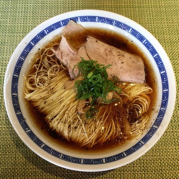 「鶏油ブラック中華そば」@柴崎亭の写真