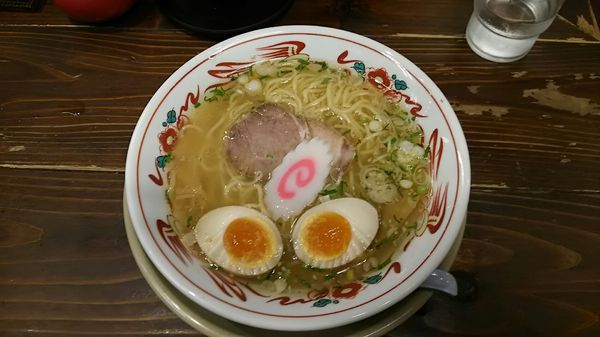「玉子らーめん（塩）800円」@名物塩らーめん 小川軒 平尾店の写真