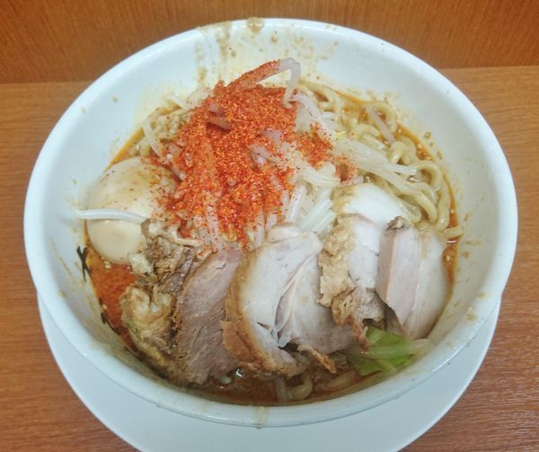 「冷やしタンタン麺＋味玉   850円」@麺や 希 御徒町店の写真