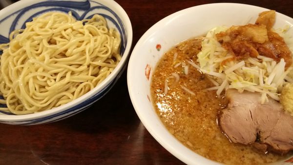 「小ラーメン700円+つけ麺150円」@ラーメン二郎 めじろ台店の写真