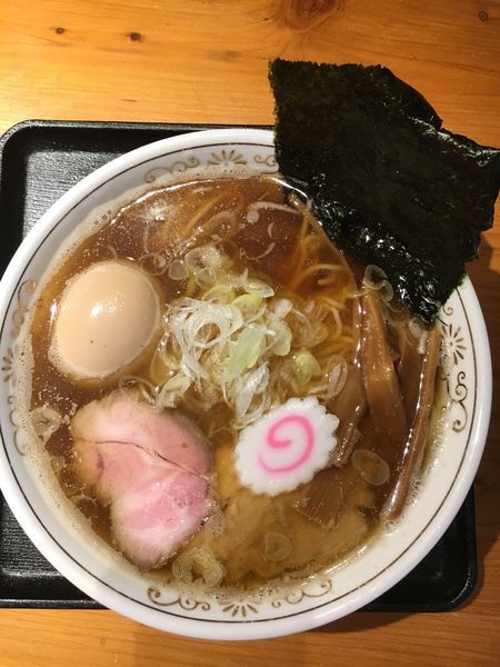 「味玉中華そば」@中華そば 勝本の写真