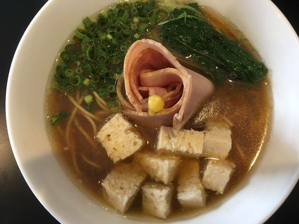 「粗炊中華そばnormal 780円（なぞ肉up+100円）」@粗炊中華そば のじじの写真