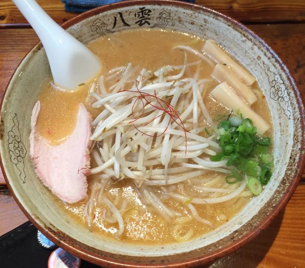 「味噌ラーメン＋麺大盛（オープン価格￥500＋￥100）」@麺匠 八雲 大和店の写真