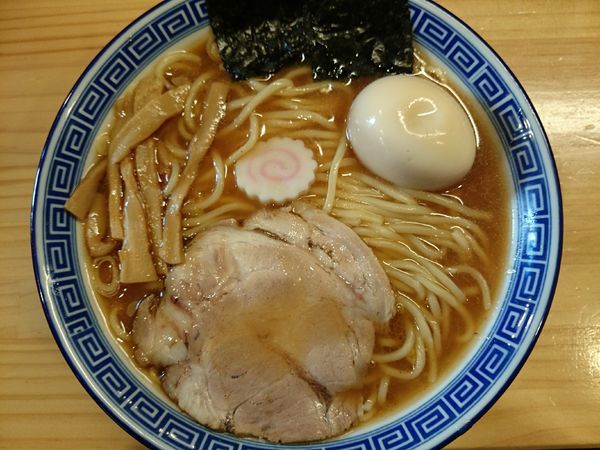 「味玉入り中華そば」@魂の中華そばの写真