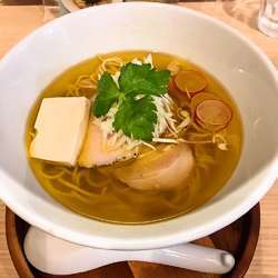 塩煮干（あっさりIINO細麺）＋柚子胡椒おろし