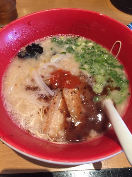 「赤うま」@麺屋台 我馬 広島駅北口店の写真