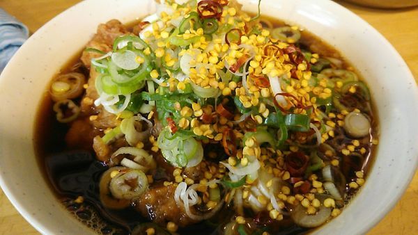 「ジャンボゲソそば」@一○そばの写真