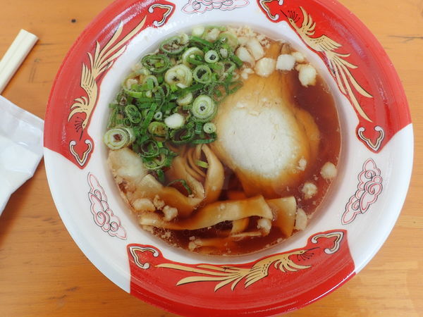 「尾道ラーメン 喰海「大粒背脂がのった本場地元の尾道ラーメン」」@大つけ麺博 大感謝祭の写真