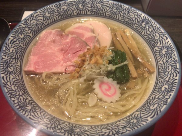 「冷やし煮干しそば」@鶏そば なんきち 東京店の写真