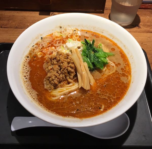 「担々麺（麺固め￥590）」@舎鈴 アトレ上野店の写真