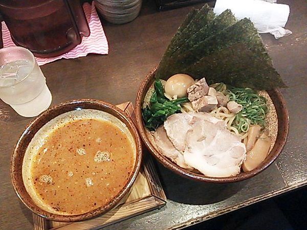 「和風白湯特製つけ麺」@真武咲弥 渋谷店の写真