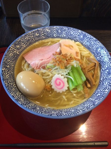 「冷し煮干しそば」@鶏そば なんきち 東京店の写真