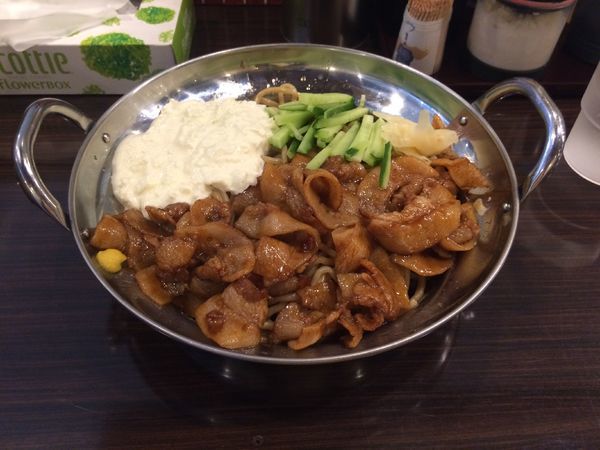 「冷やし中華＋ライス」@立川マシマシ 8号店の写真