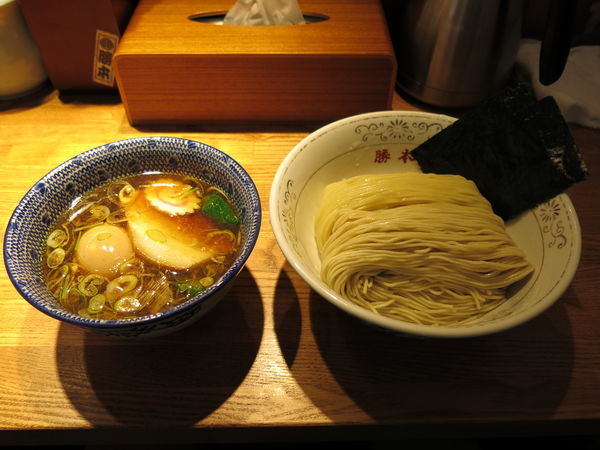 「味玉清湯つけそば：930円」@つけそば 神田勝本の写真