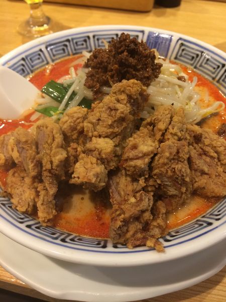 「排骨坦々麺」@希須林 赤坂店の写真