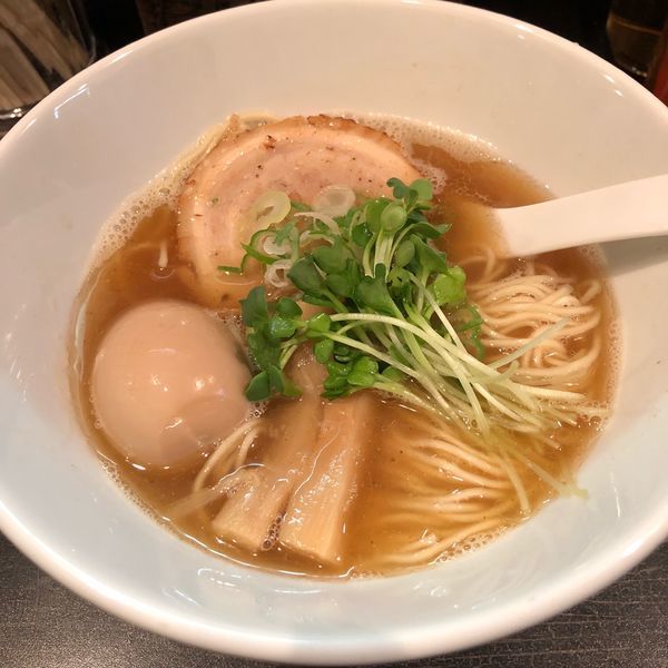 「味玉煮干しそば」@煮干しそば 虎愼 八幡山店の写真