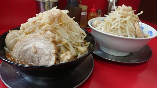 「味噌ラーメン＋ヤサイ＋アブラ＋味玉」@ジャンクガレッジ 北浦和店の写真