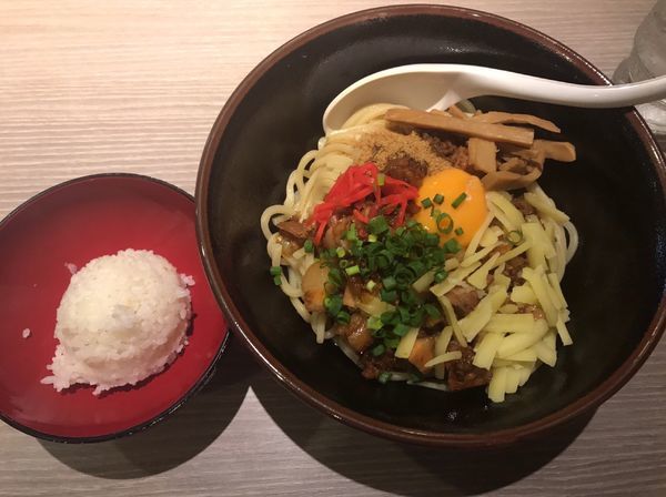 「旨辛！肉味噌まぜそば」@麺処 湊生の写真