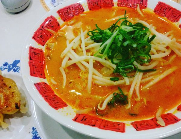 「札幌味噌ラーメン・焼餃子3個とのセット」@バーミヤン みなとみらい店の写真