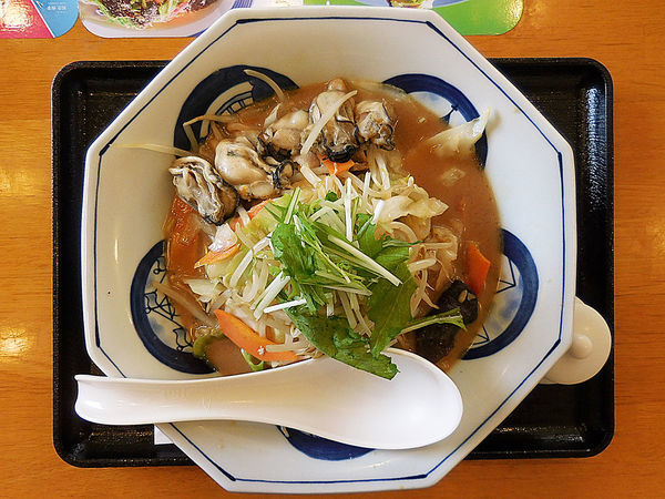 「かきちゃんぽんみそ(レギュラー)」@長崎ちゃんぽんリンガーハット 埼玉せんげん台店の写真