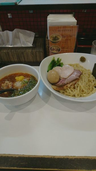 「特製海老つけ麺 ￥1050」@海老・特濃煮干そば まるはの写真