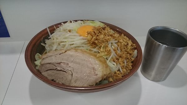 「大・汁なしそば(ヤサイマシ)￥１０００」@ハイパーファットンの写真