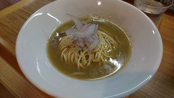 「牡蠣煮干そば」@中華そば 先崎の写真