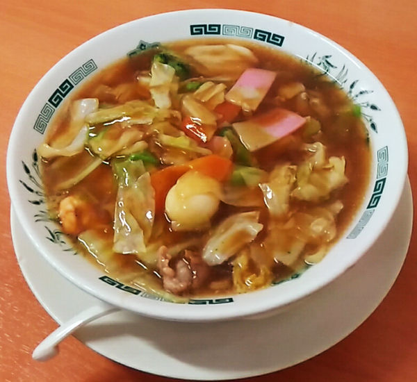 「あんかけラーメン（590円）」@日高屋 五香西口店の写真