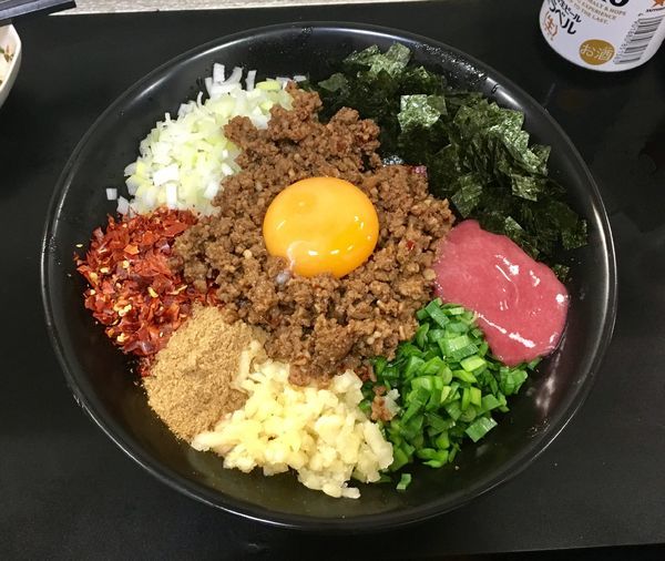 「台湾まぜそば」@自家製麺SHINの写真