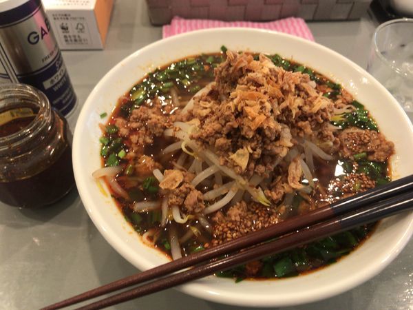 「ピリ辛ニララーメン【750円】」@三陽楼の写真